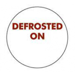 Daydot Removable 24mm Circle Defrosted Label Roll of 1000