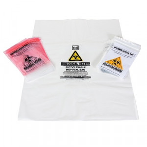 Autoclave Bags 131°C Natural Printed Medium 700mm x 550mm Carton of 250