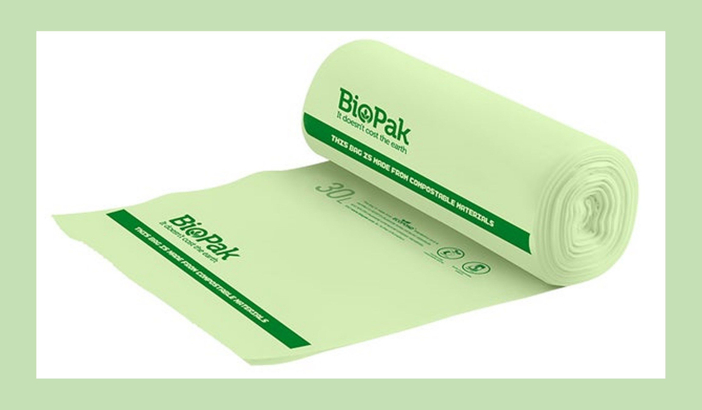 BioPak Compostable Bin Liner 50L Carton of 540 - Sustainable Waste ...