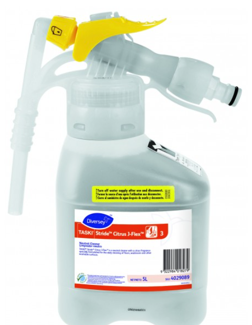 Diversey J Flex Stride Citrus Floor Cleaner 5L Concentrate Systems