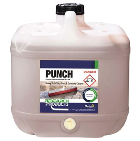 Research Punch Heavy Duty Floor Cleaner and Degreaser 15L Hard Floor