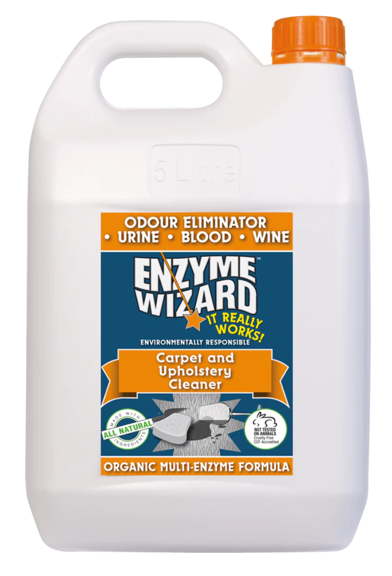 Enzyme Wizard Carpet & Upholstery Cleaner 5L Carton of 3 Sustainable