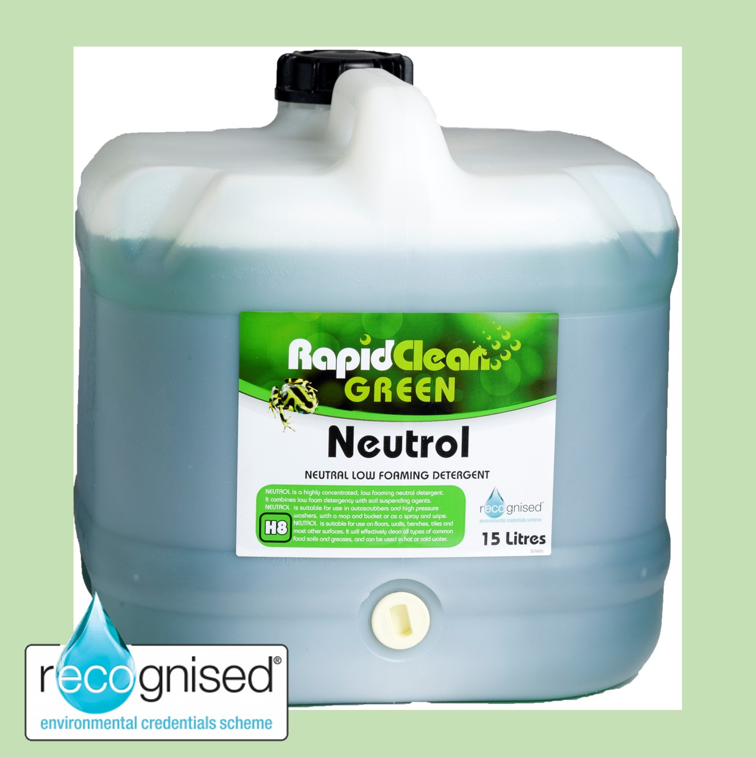 Rapid Green Neutrol Floor Cleaner 15L