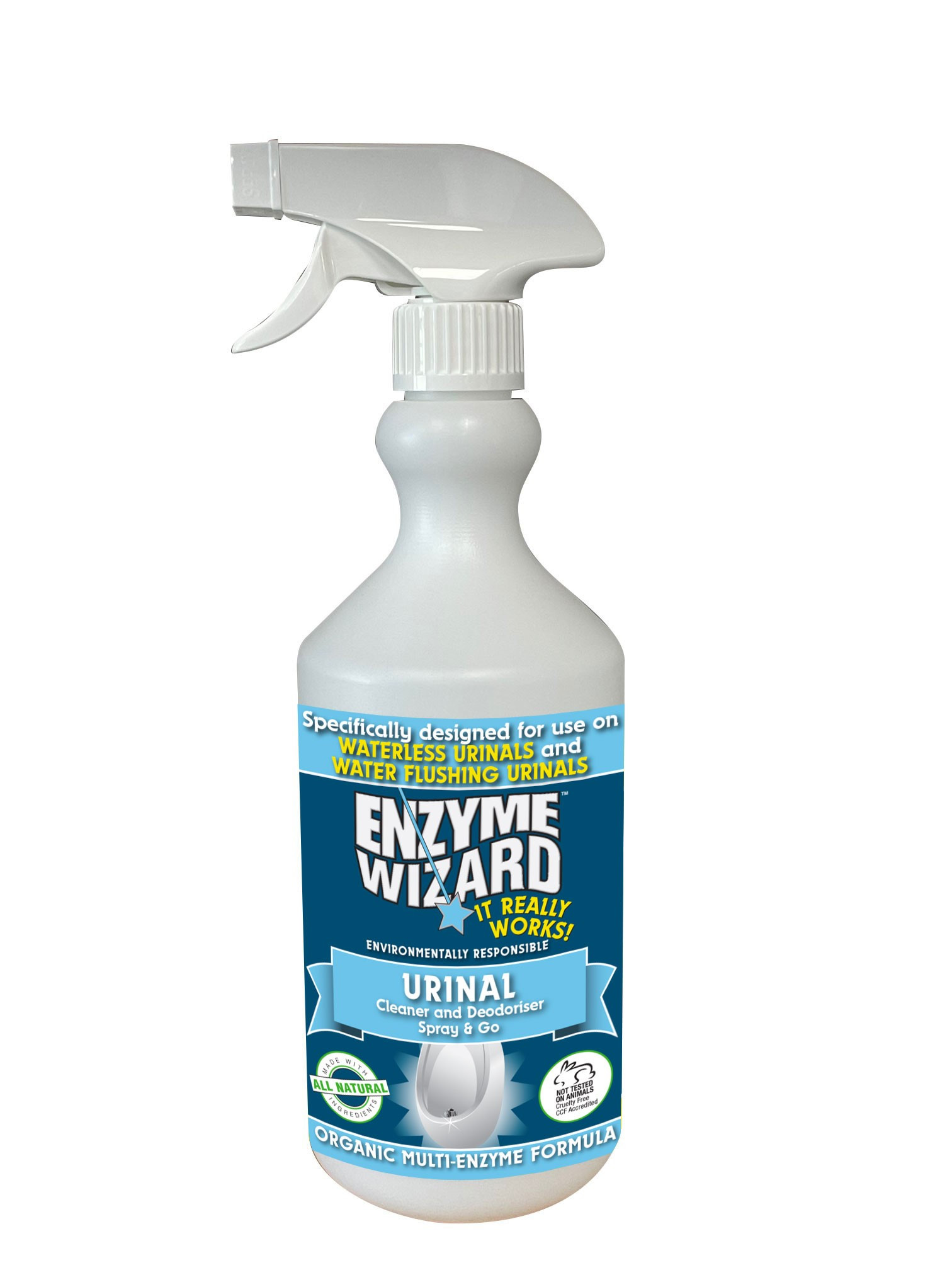 Enzyme Wizard Urinal Cleaner and Deodoriser Ready to Use 750ml ...