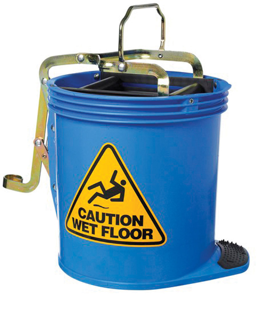 Oates 16L Wringer Mop Bucket Blue The Goods