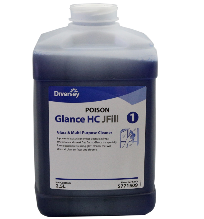 Diversey J Fill Glance Glass Cleaner 2.5L Concentrate Systems
