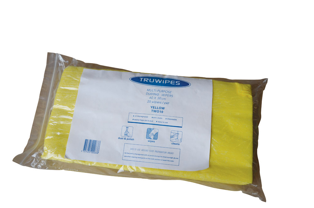Oil Impregnated Dusting Wipes 60 x 30cm Packet of 25 Dusters