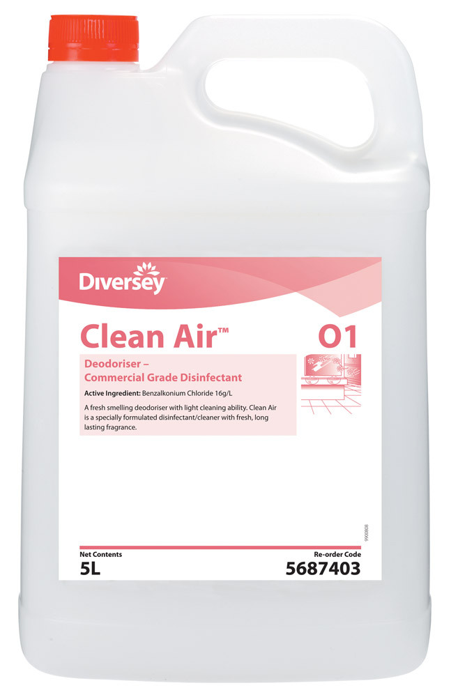 Diversey Clean Air Deodoriser 5L Deodoriser and Disinfectant Chemical