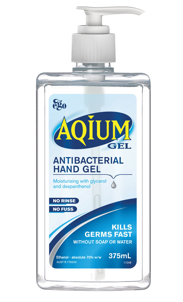 aqium hand sanitiser 375ml