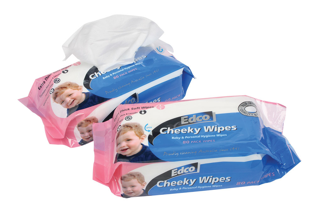 Edco Cheeky Baby Wipes Packet of 80 Wipes Hand and Skin Care