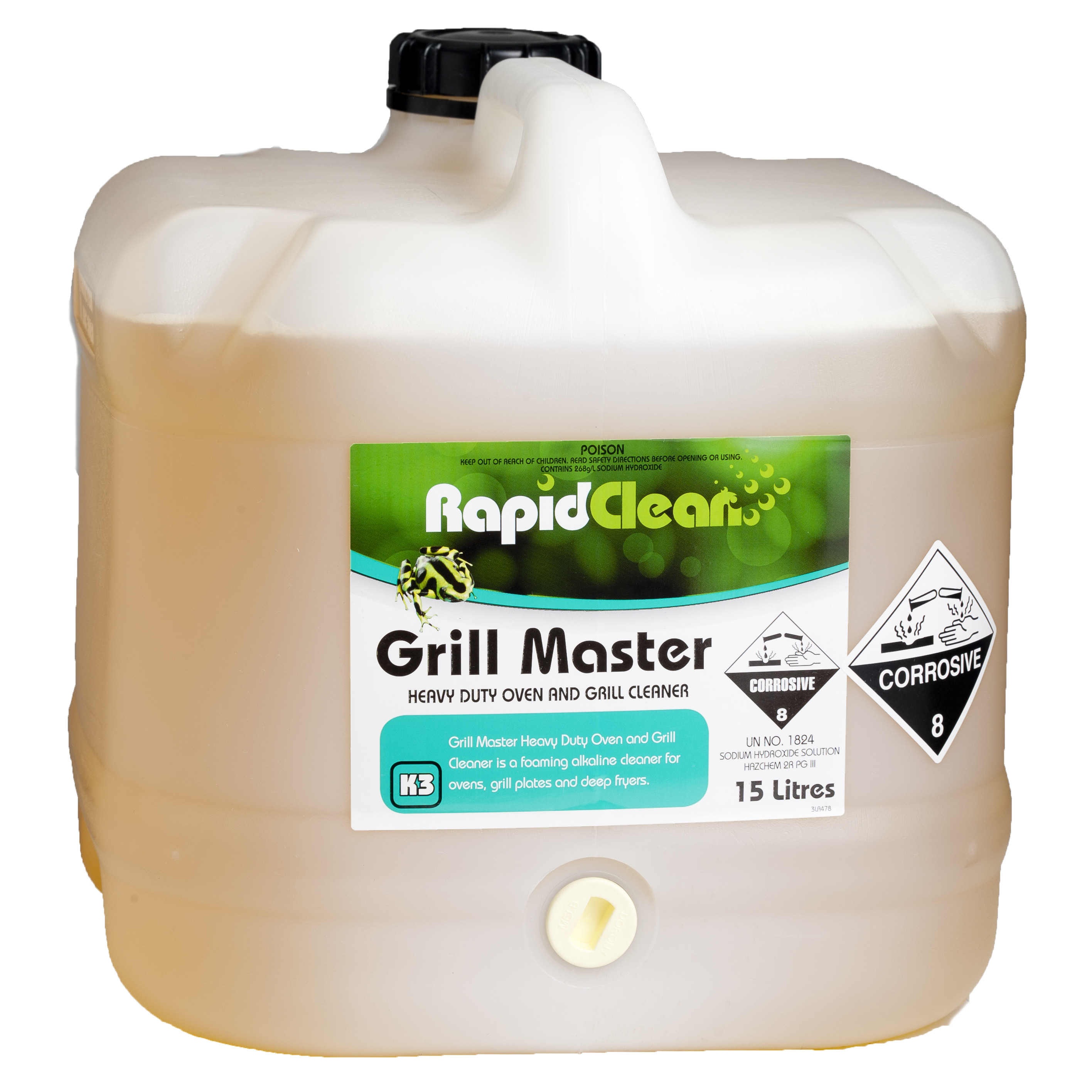 Rapid Grill Master Oven and Grill Cleaner 15L Kitchen Chemical
