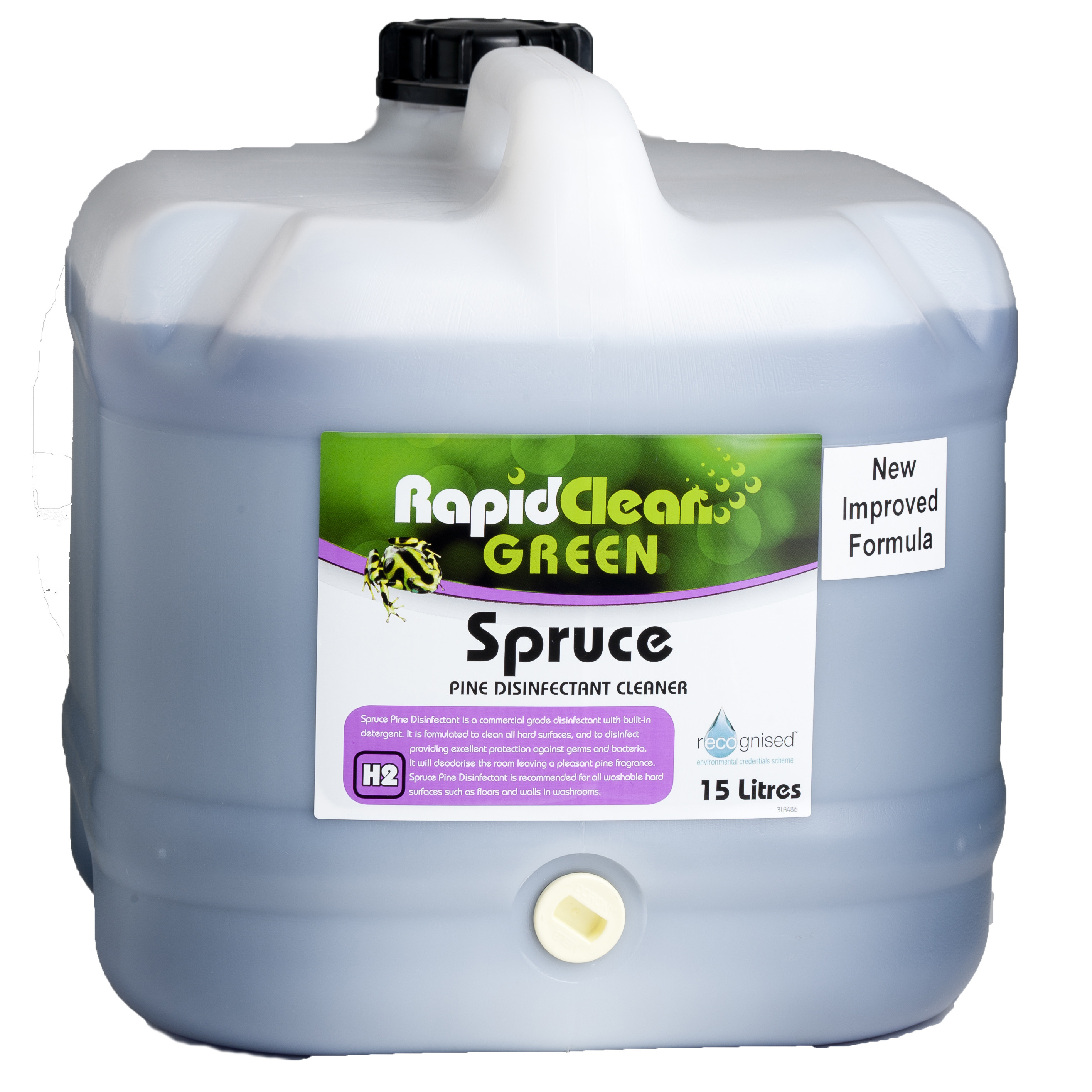 Rapid Green Spruce Pine Disinfectant Cleaner Deodoriser 15L