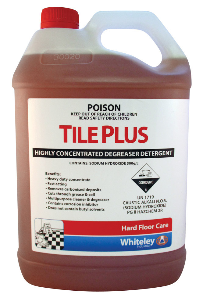 Whiteley Tile Plus Heavy Duty Cleaner and Degreaser 5L