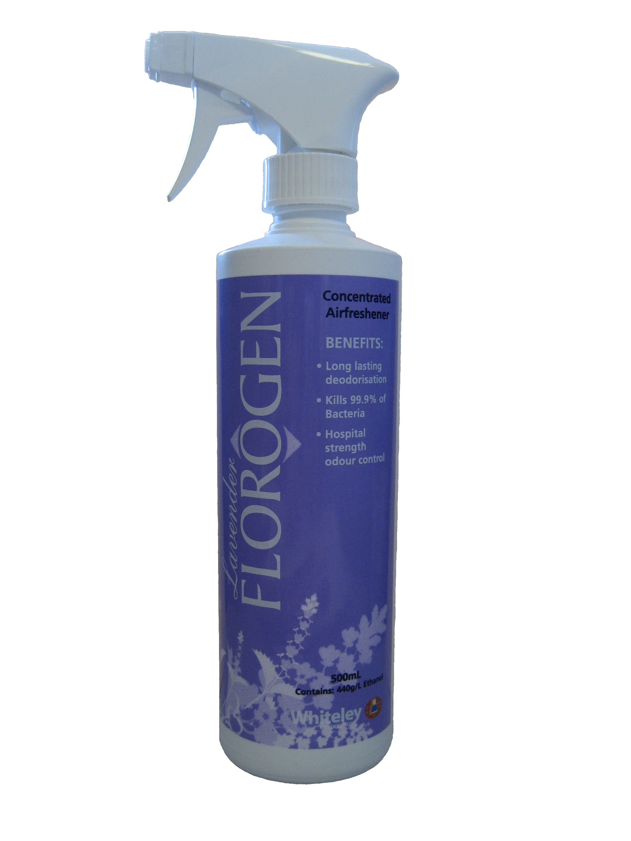 Whiteley Lavender Florogen Alcohol Based Air Freshener 500ml Bulk Liquid Air Fresheners and