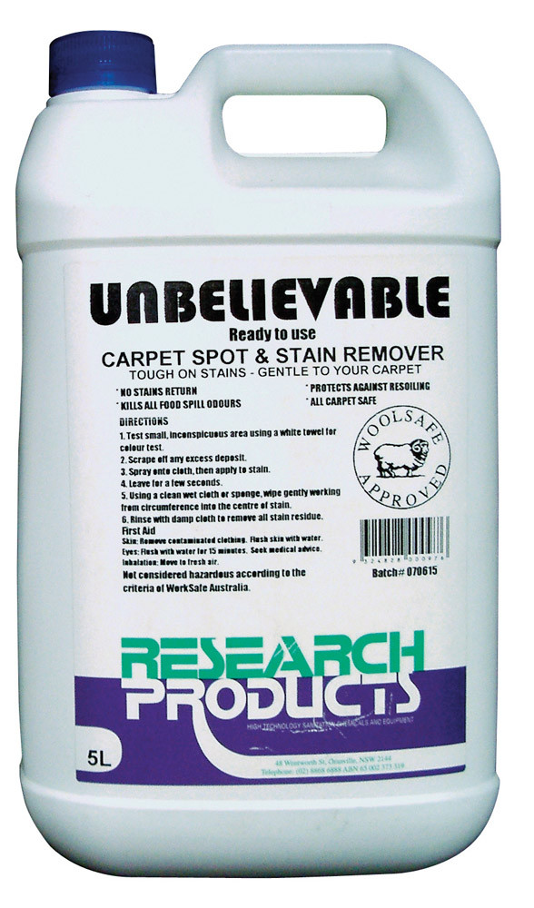 Research Unbelievable Carpet & Upholstery Spotter 5L Carpet