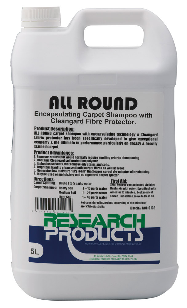 Research All Round Encapsulation Cleaner 5L Carpet Chemical