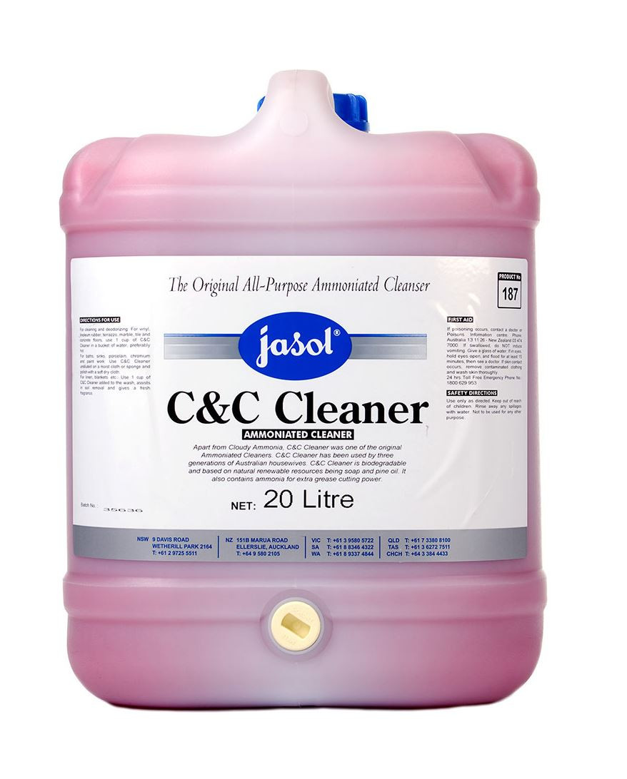 Jasol C&C All Purpose Ammoniated Cleaner 5L Carton of 3