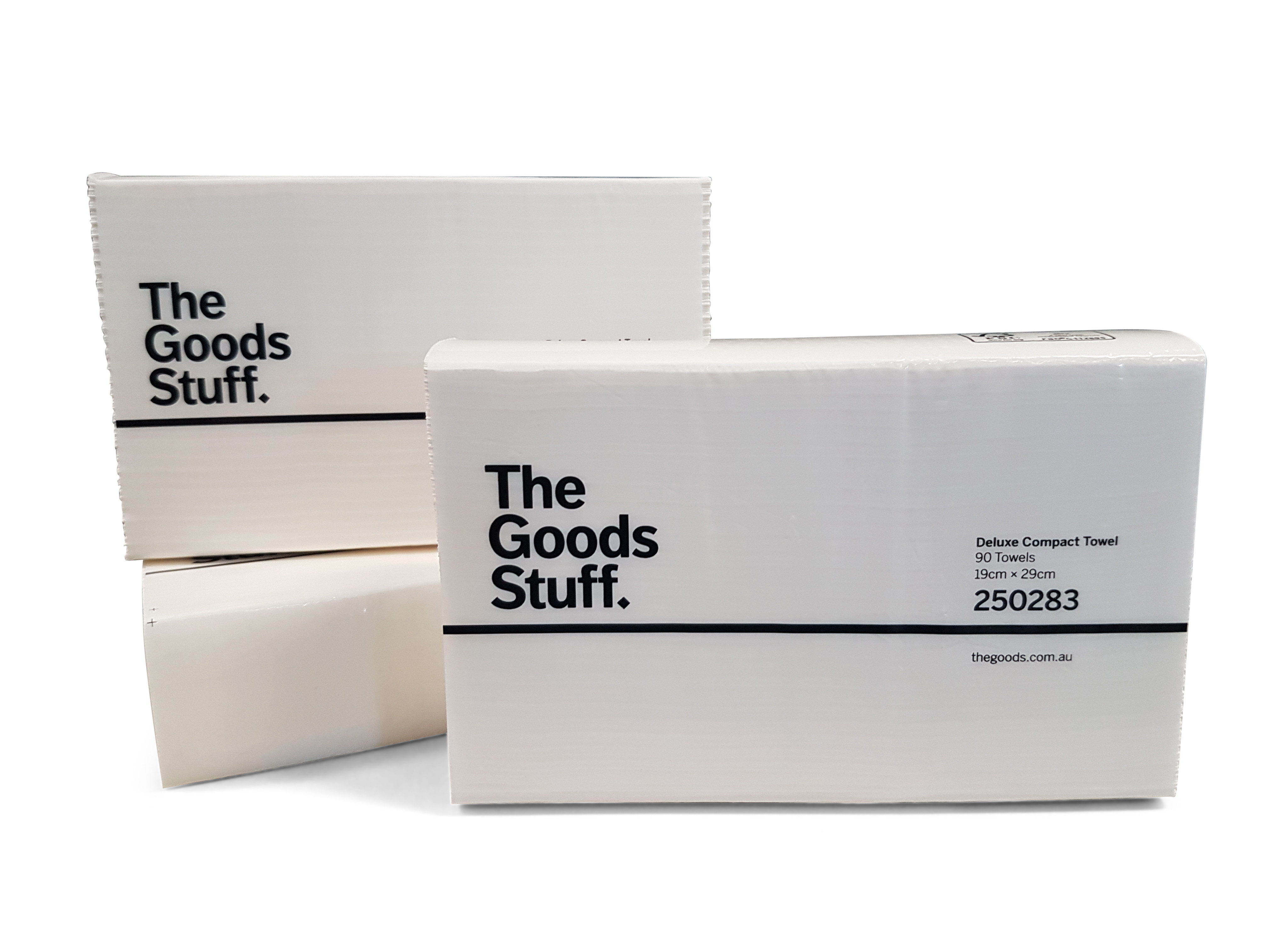The Goods Stuff Deluxe Compact Hand Towel Carton of 2160
