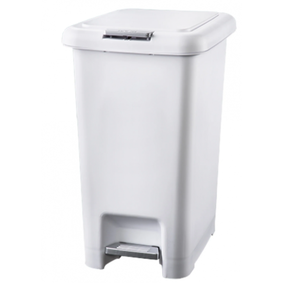 Oates Pedal Bin White 30L