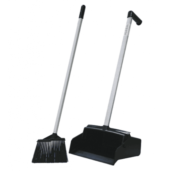 RapidClean Lobby Dustpan Set Black
