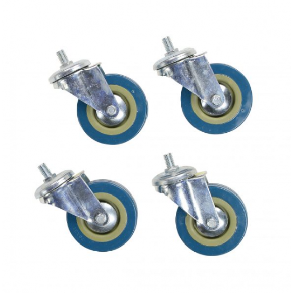 Wheel to Suit 105010 New Metal Scissor Waste Trolley Pack of 4