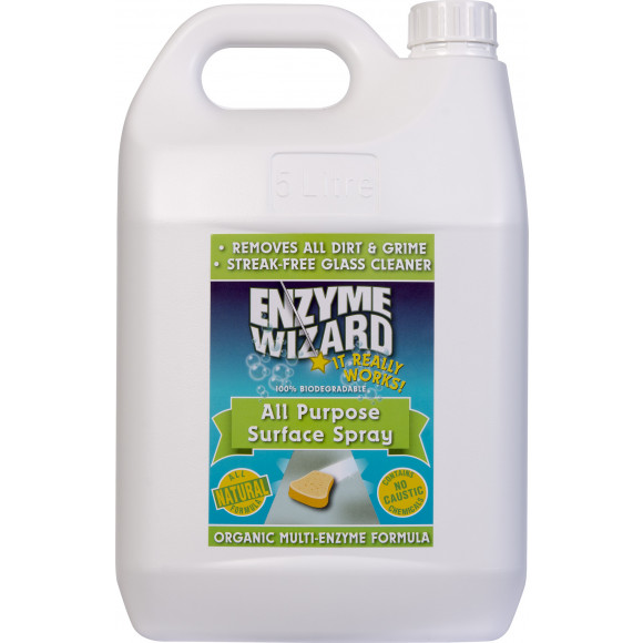 Enzyme Wizard All Purpose Surface Spray 5L Carton of 3