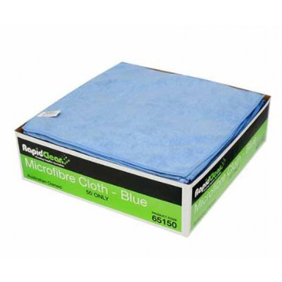 RapidClean Microfibre Cloth Blue 36 x 36cm