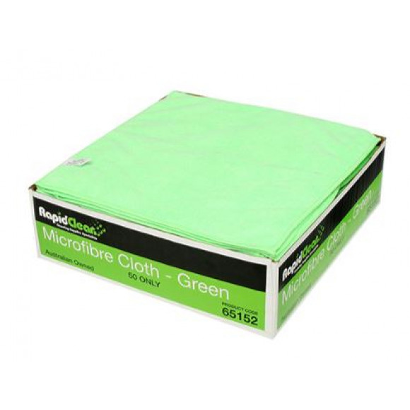RapidClean Microfibre Cloth Green 36 x 36cm