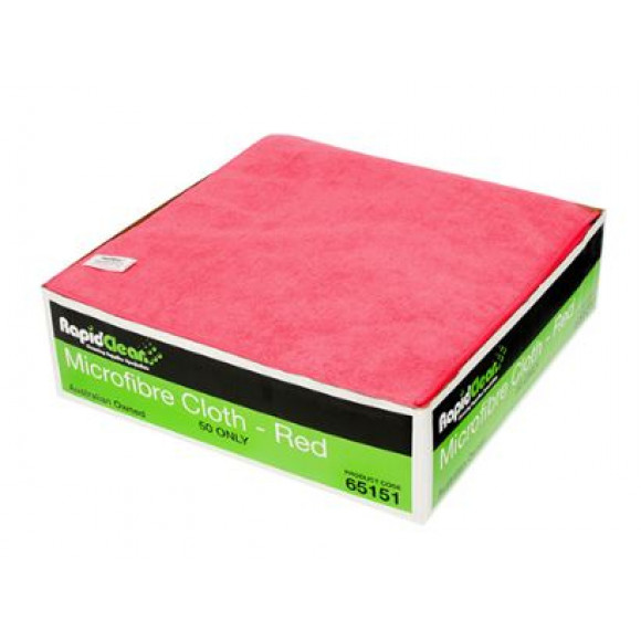 RapidClean Microfibre Cloth Red 36 x 36cm