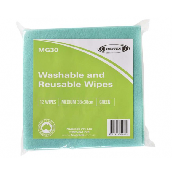 Raytex Medium Wiper Green Pkt of 12 Carton of 20