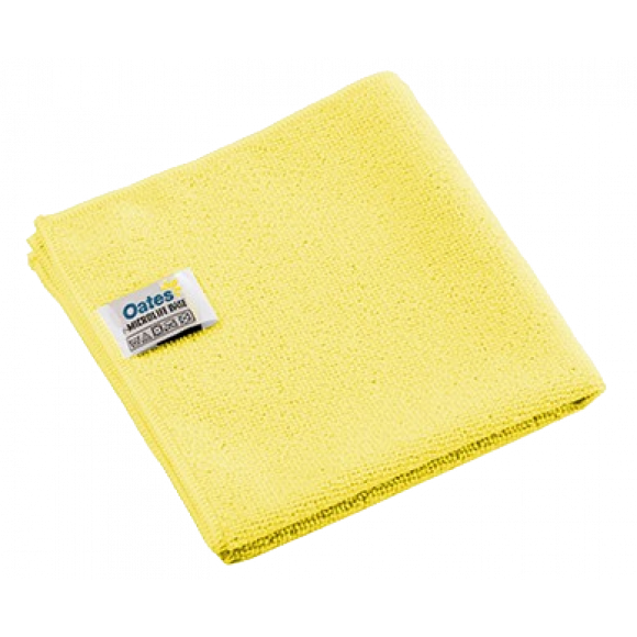 Oates MicroLife Microfibre Cloth Yellow 38cm x 38cm