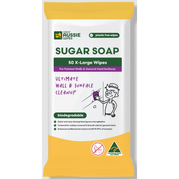 Sugar Soap Wipes Soft Pack Of 50
