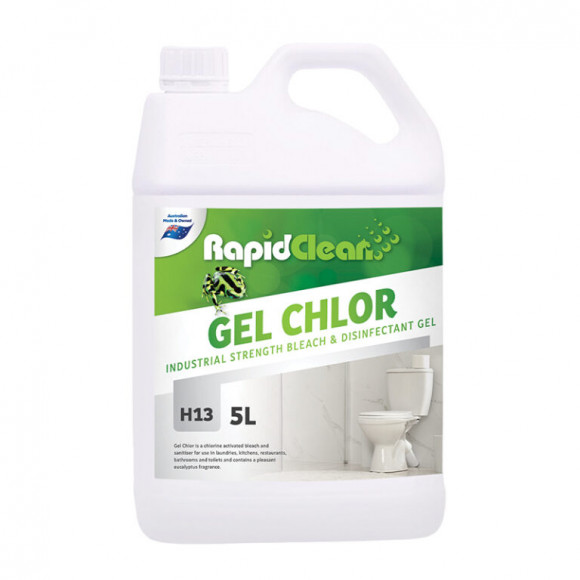 Rapid Gel Chlor Bleach & Disinfectant 5L
