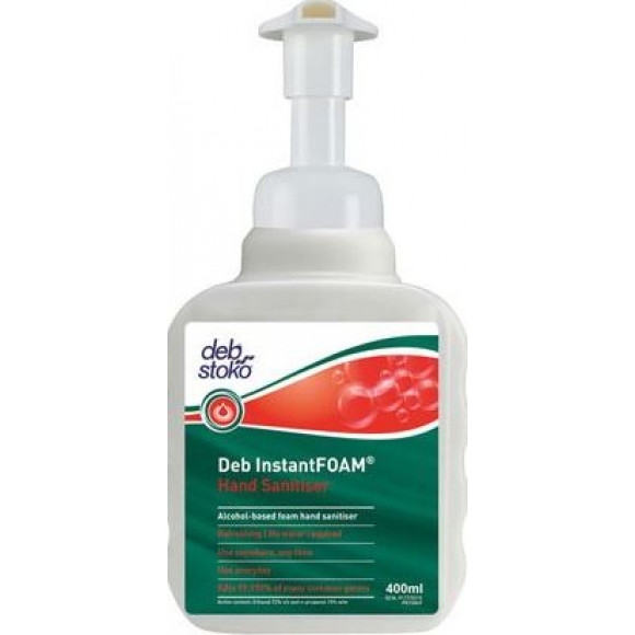 Deb InstantFOAM Hand Sanitiser 400ml Carton of 6