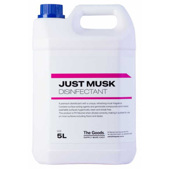 TGS Just Musk Disinfectant Cleaner & Deodoriser 5L