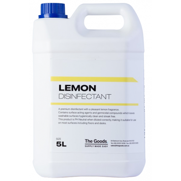 TGS Lemon Disinfectant Cleaner & Deodoriser 5L