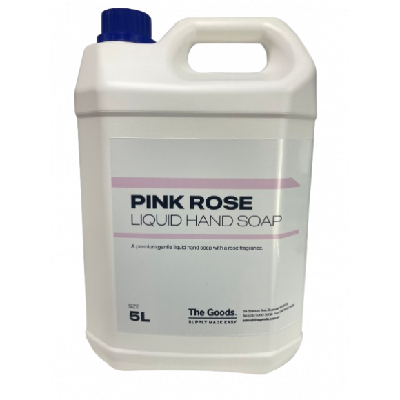 TGS Pink Liquid Hand Soap Rose Fragrance 5L