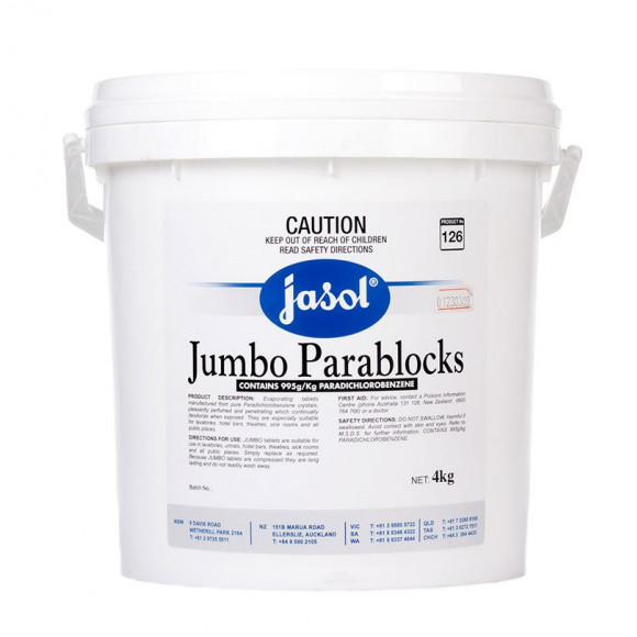 Jasol Jumbo Parablocks 66g Urinal Blocks 15Kg
