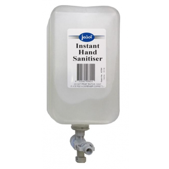 Jasol Instant Hand Sanitiser Pod 1L Carton of 6