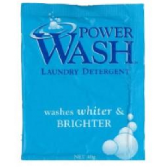 Power Wash Laundry Powder Single Sachet 40g Carton of 125