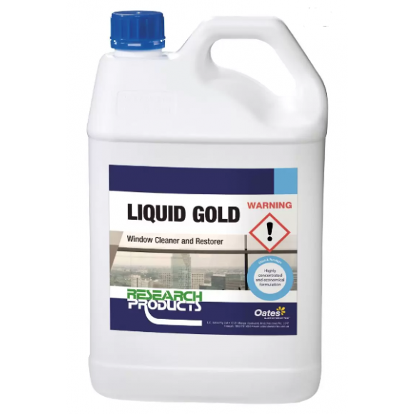 Research Liquid Gold Window Cleaning Concentrate 5L Ctn of 3