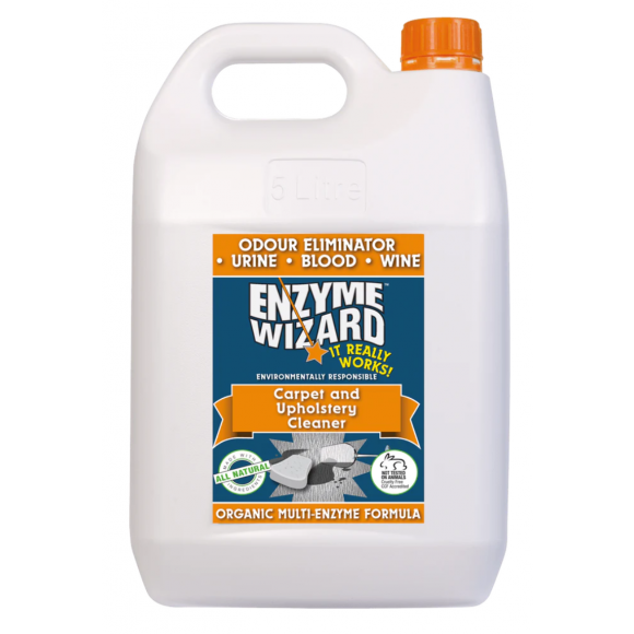 Enzyme Wizard Carpet & Upholstery Cleaner 5L Carton of 3