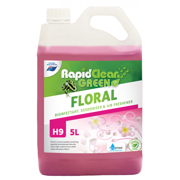 Rapid Green Floral Residual Deodoriser and Cleaner 5L