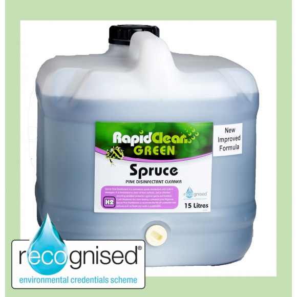 Rapid Green Spruce Pine Disinfectant Cleaner Deodoriser 15L
