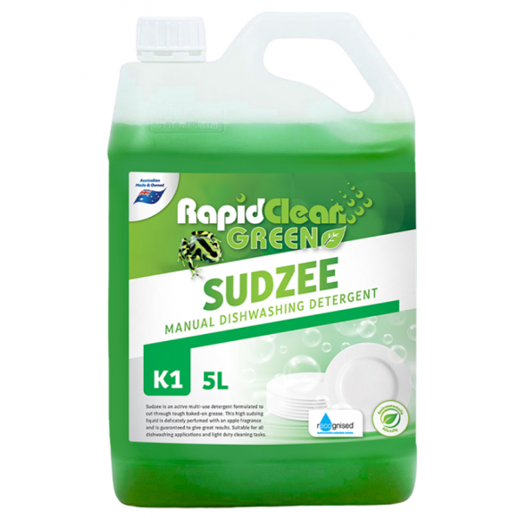 Rapid Green Sudzee Manual Dishwashing Detergent 5L