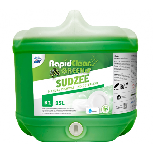 Rapid Green Sudzee Manual Dishwashing Detergent 15L