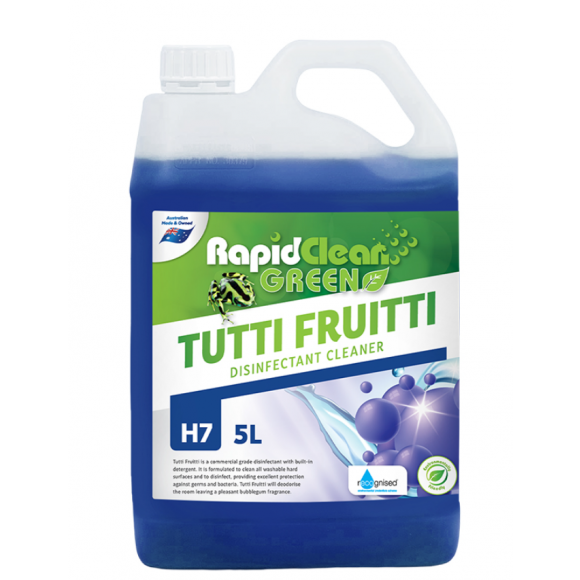 Rapid Green Tutti Fruitti Disinfectant Cleaner Deodoriser 5L