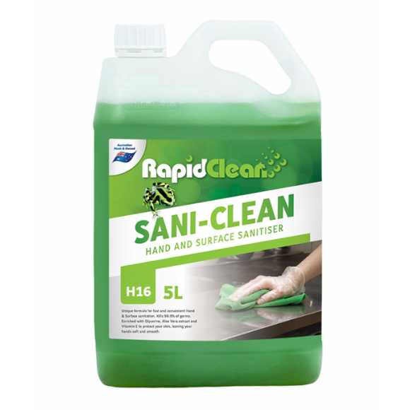 Rapid Clean Sani-Clean Hand & Surface Sanitiser Spray 5L