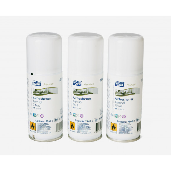 Tork A1 Premium Mixed Air Freshener 75ml Refills 3000 Sprays Carton of 12