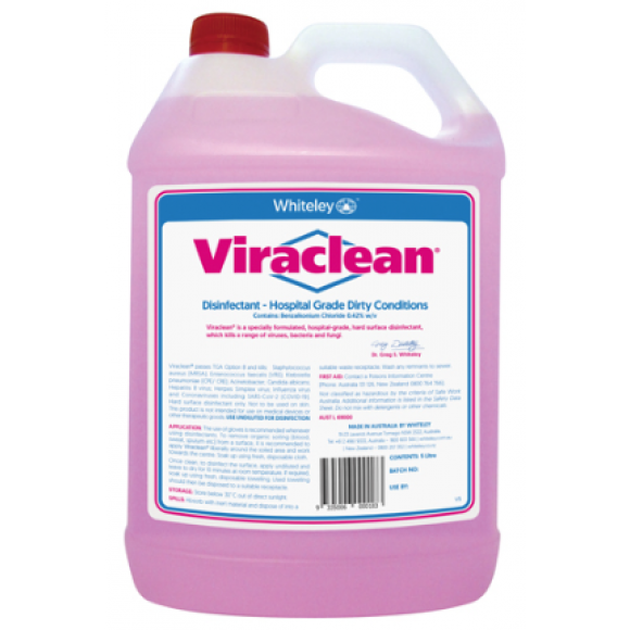 Whiteley Viraclean Hospital Grade Disinfectant 5L